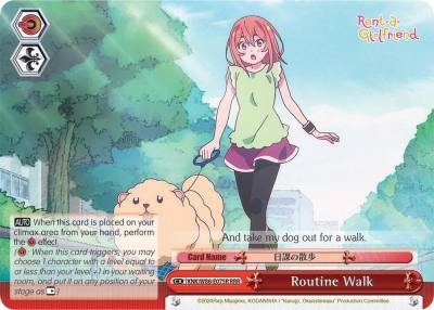 Routine Walk RRR KNK/W86-E075R RRR Rent-A-Girlfriend Card