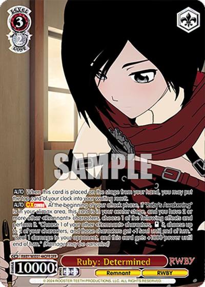 Ruby Determined OFR RWBY/WXE01-44OFR OFR RWBY Premium Booster Card