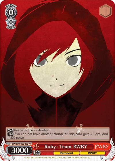 Ruby Team RWBY RWBY/WX03-102 PR RWBY Card