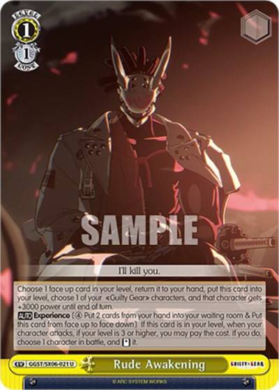 Rude Awakening GGST/SX06-021 U Guilty Gear -Strive- Card