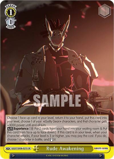 Rude Awakening SR GGST/SX06-021S SR Guilty Gear -Strive- Card