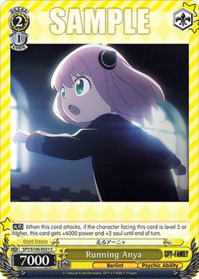 Running Anya SPY/S106-E021 C SPY x FAMILY Card
