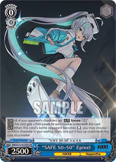 SAFE 50 50 Epinel SR NIK/S117-E105S SR GODDESS OF VICTORY: NIKKE Card