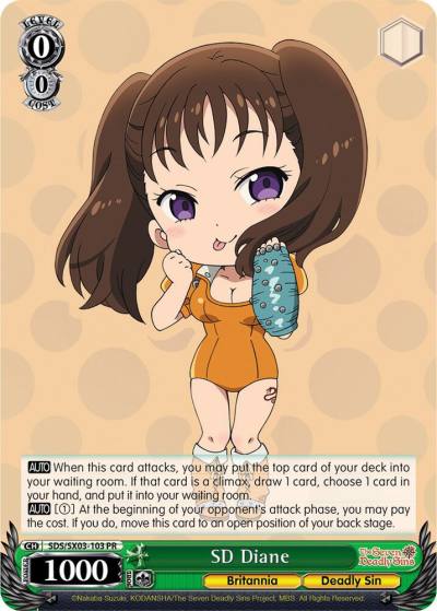 SD Diane SDS/SX03-103 PR The Seven Deadly Sins Card