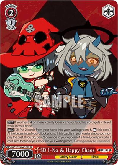 SD I No and Happy Chaos Foil GGST/SX06-108S PR Guilty Gear -Strive- Card