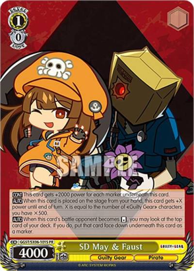 SD May and Faust Foil GGST/SX06-101S PR Guilty Gear -Strive- Card