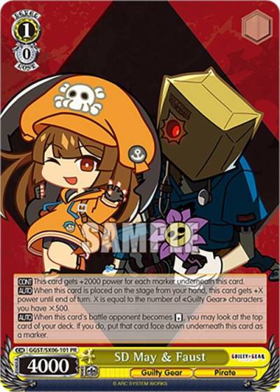 SD May and Faust GGST/SX06-101 PR Guilty Gear -Strive- Card