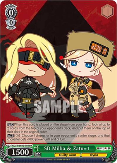 SD Millia and Zato=1 GGST/SX06-105 PR Guilty Gear -Strive- Card