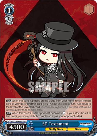 SD Testament Foil GGST/SX06-110S PR Guilty Gear -Strive- Card