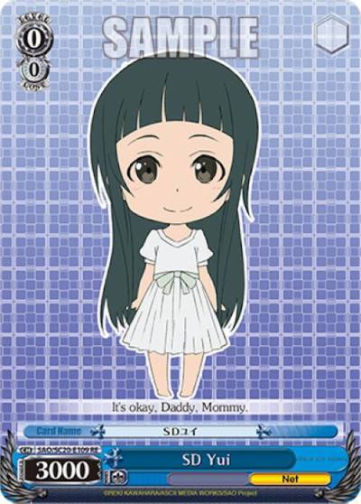 SD Yui SAO/SC20-E109 RE Sword Art Online Chronicle Set Card