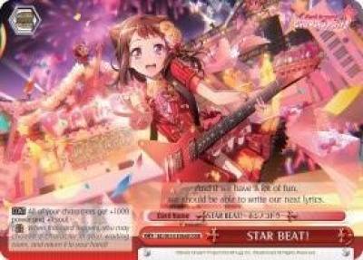 STAR BEAT RRR BD/W54-E066R RRR BanG Dream! Girls Band Party! Card