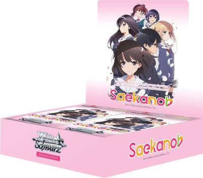 Saekano How to Raise a Boring Girlfriend flat Booster Box Saekano How to Raise a Boring Girlfriend. flat Card