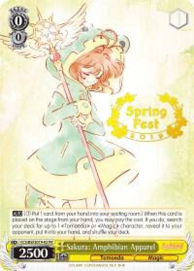 Sakura Amphibian Apparel Spring Fest 2019 CCS/BSF2019-02 PR Bushiroad Event Cards Card