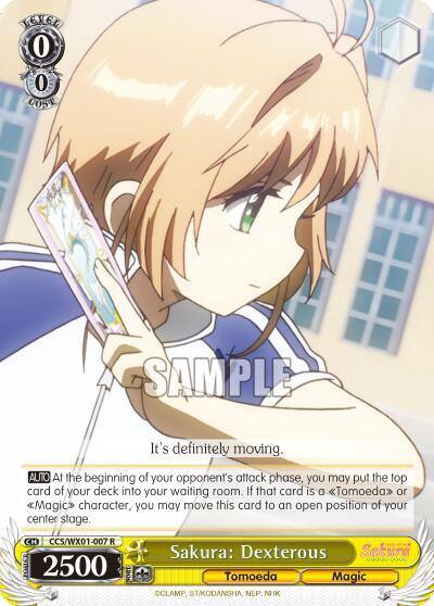 Sakura Dexterous CCS/WX01-007 R Cardcaptor Sakura: Clear Card Card