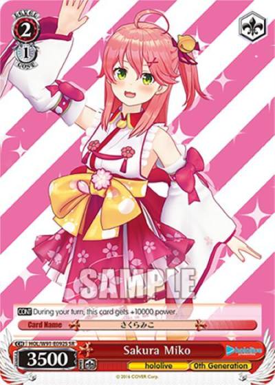 Sakura Miko SR HOL/W91-E092S SR hololive production Card