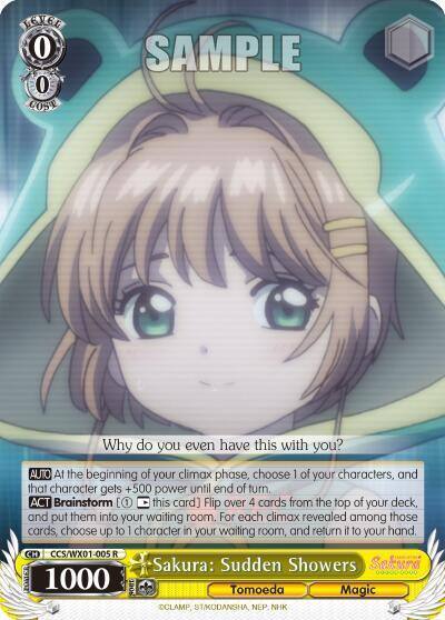 Sakura Sudden Showers CCS/WX01-005 R Cardcaptor Sakura: Clear Card Card