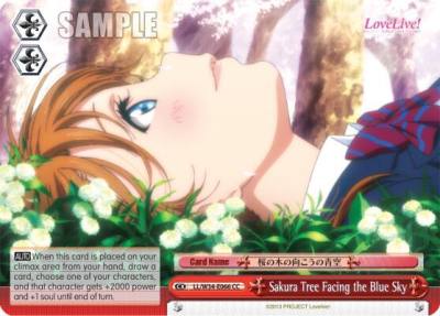 Sakura Tree Facing the Blue Sky LL/W34-E066 CC Love Live! Vol. 2 Card