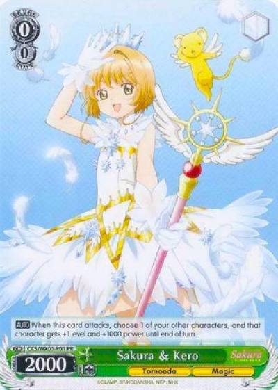 Sakura and Kero CCS/WX01-P01 PR Cardcaptor Sakura: Clear Card Card