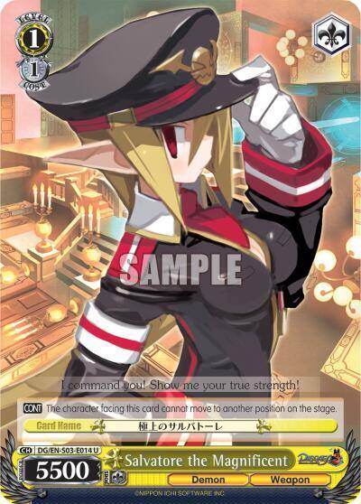 Salvatore the Magnificent DG/EN-S03-E014 U Disgaea Card