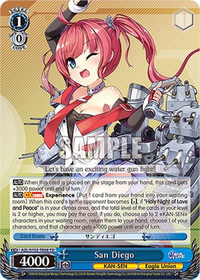 San Diego AZL/S102-TE08 TD Azur Lane Card