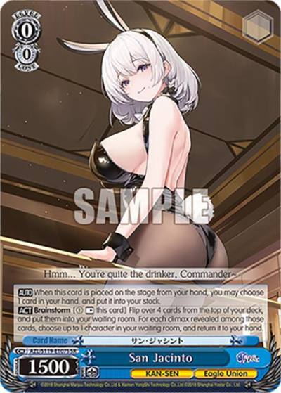 San Jacinto SR AZL/S119-E107S SR Azur Lane Vol. 2 Card