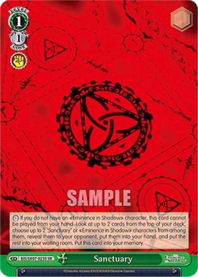 Sanctuary SR EIS/SX07-023S The Eminence in Shadow Card