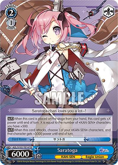 Saratoga AZL/S102-TE14 TD Azur Lane Card