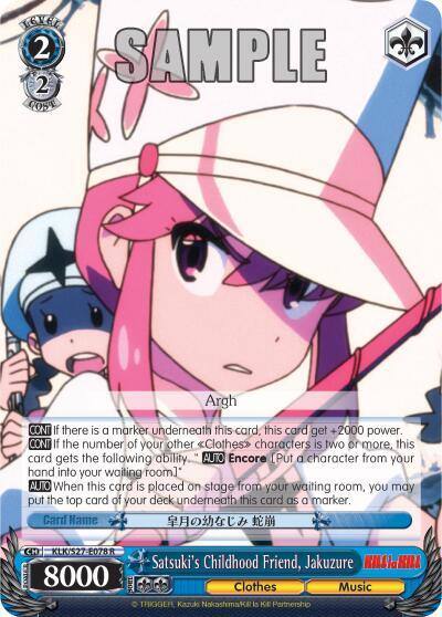 Satsukis Childhood Friend Jakuzure KLK/S27-E078 R KILL la KILL Card