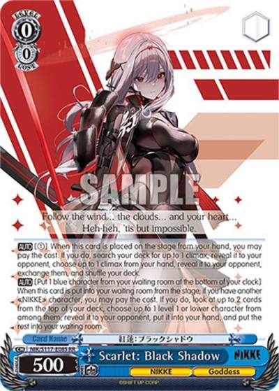 Scarlet Black Shadow NIK/S117-E085 RR GODDESS OF VICTORY: NIKKE Card