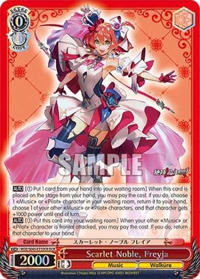 Scarlet Noble Freyja DCR MDE/SE45E31DCR DCR MACROSS Delta Premium Booster Card