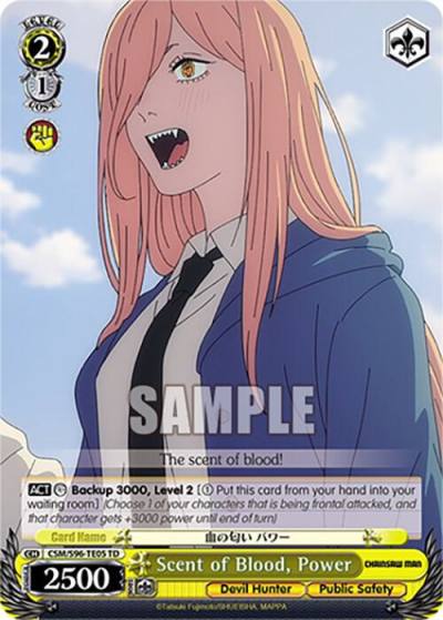 Scent of Blood Power CSM/S96-TE05 TD Chainsaw Man Card
