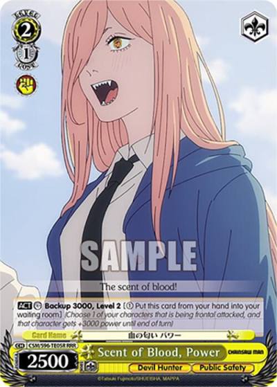 Scent of Blood Power RRR CSM/S96-TE05R RRR Chainsaw Man Card