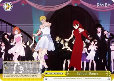 School Dance RWBY/WX03-017 CR RWBY Card
