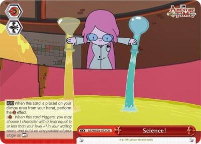 Science AT/WX02-072 CR Adventure Time Card