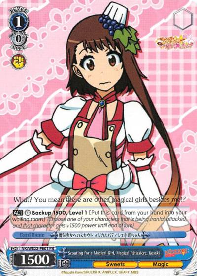 Scouting for a Magical Girl Magical Patissiere Kosaki NK/WE22-PE01 PR NISEKOI Extra Booster Card