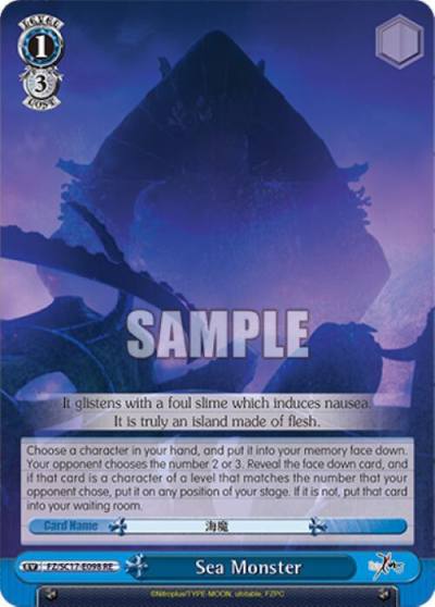 Sea Monster FZ/SC17-E098 RE Fate/Zero Chronicle Set Card