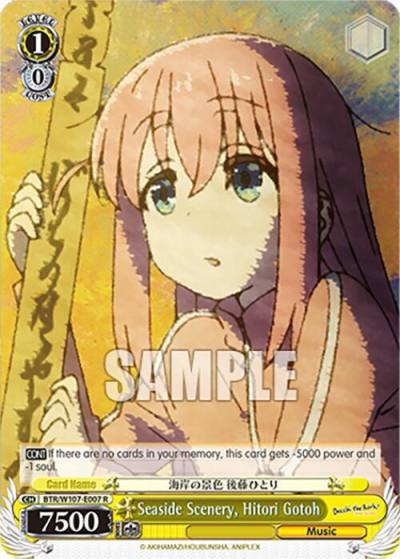 Seaside Scenery Hitori Gotoh BTR/W107-E007 R BOCCHI THE ROCK! Card