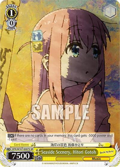 Seaside Scenery Hitori Gotoh SR BTR/W107-E007S SR BOCCHI THE ROCK! Card