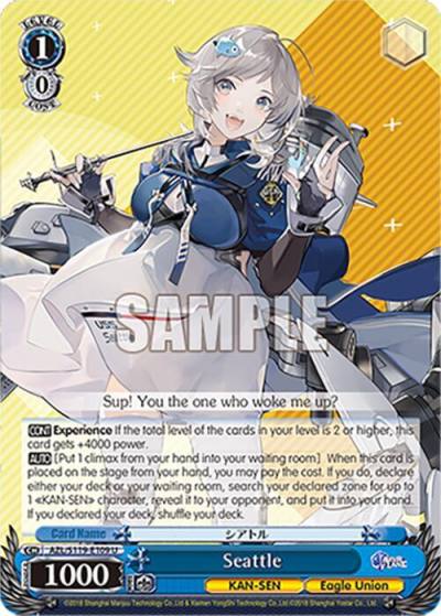 Seattle AZL/S119-E109 U Azur Lane Vol. 2 Card