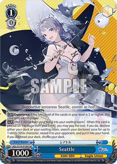 Seattle SR AZL/S119-E109S SR Azur Lane Vol. 2 Card