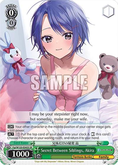 Secret Between Siblings Akira SR Fgi/W120-E043S SR Fujimi Fantasia Bunko Vol.2 Card