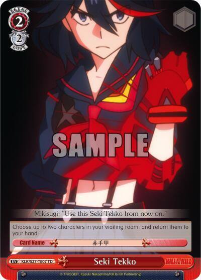 Seki Tekko TD KLK/S27-TE07 TD KILL la KILL Card
