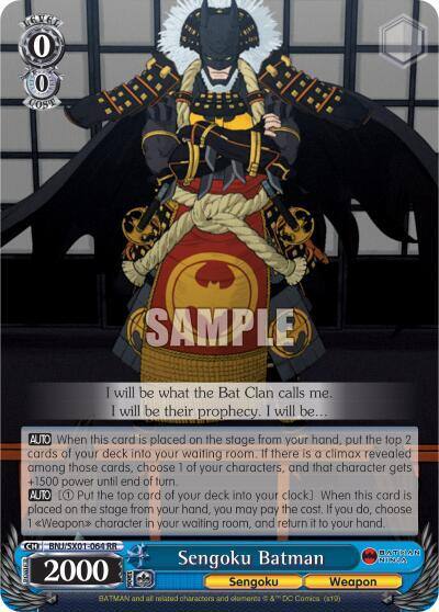 Sengoku Batman BNJ/SX01-064 RR Batman Ninja Card