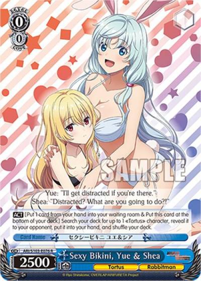 Sexy Bikini Yue and Shea ARI/S103-E076 R Arifureta: From Commonplace to World's Strongest Card