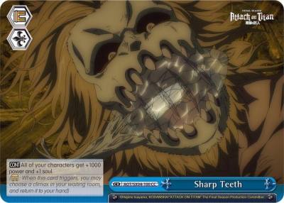 Sharp Teeth AOT/SX04-100 CC Attack On Titan: Final Season Card