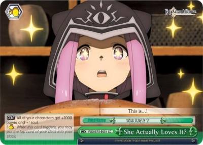 She Actually Loves It FGO/S75-E051 CC Fate/Grand Order Absolute Demonic Front: Babylonia Card