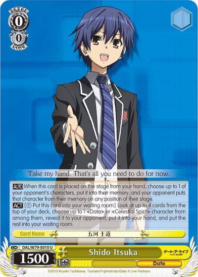 Shido Itsuka DAL/W79-E010 U Date A Live Card