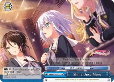Shine Once More BD/WE34-TE19TD Morfonica x RAISE A SUILEN Card