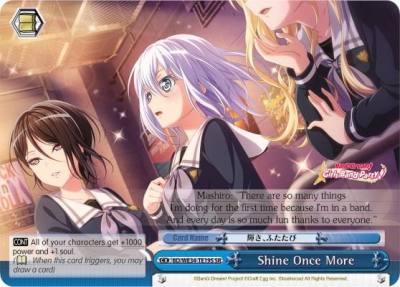 Shine Once More SR BD/WE34-TE19S SR Morfonica x RAISE A SUILEN Card