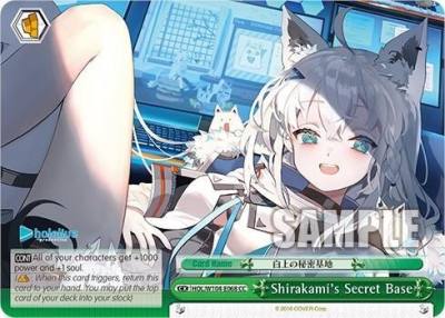 Shirakamis Secret Base HOL/W104-E068 CC hololive production Vol.2 Card
